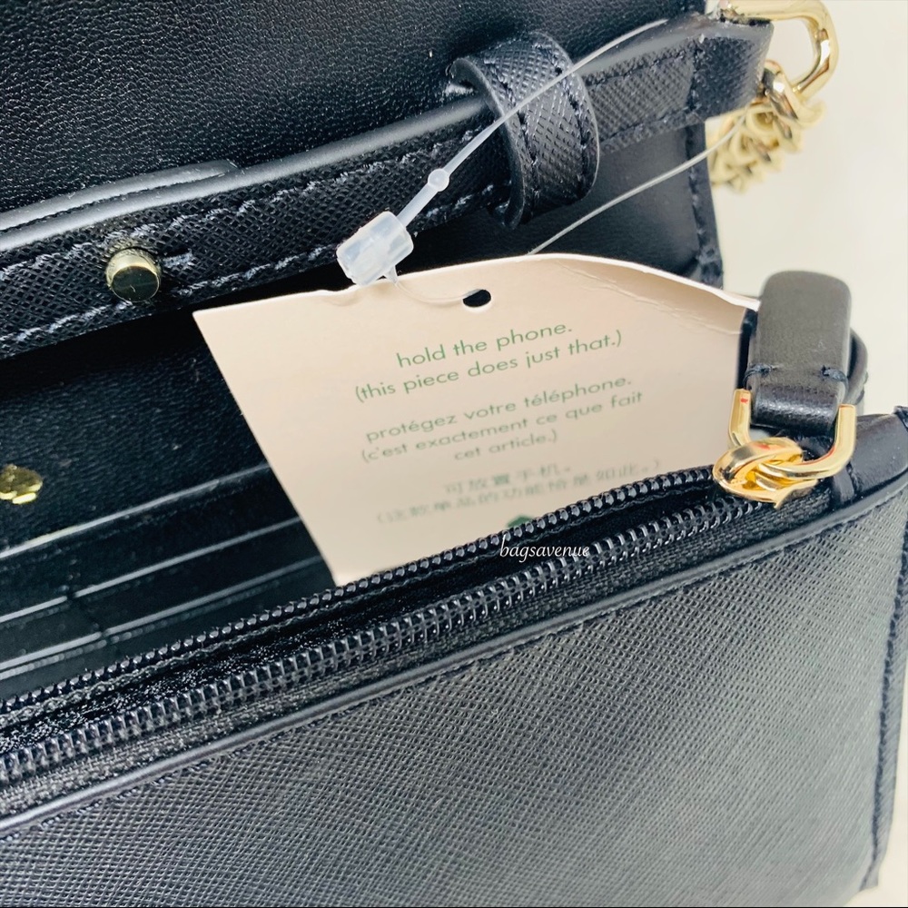 Small flap black crossbody Kate spade Cameron - Picture 9 of 10